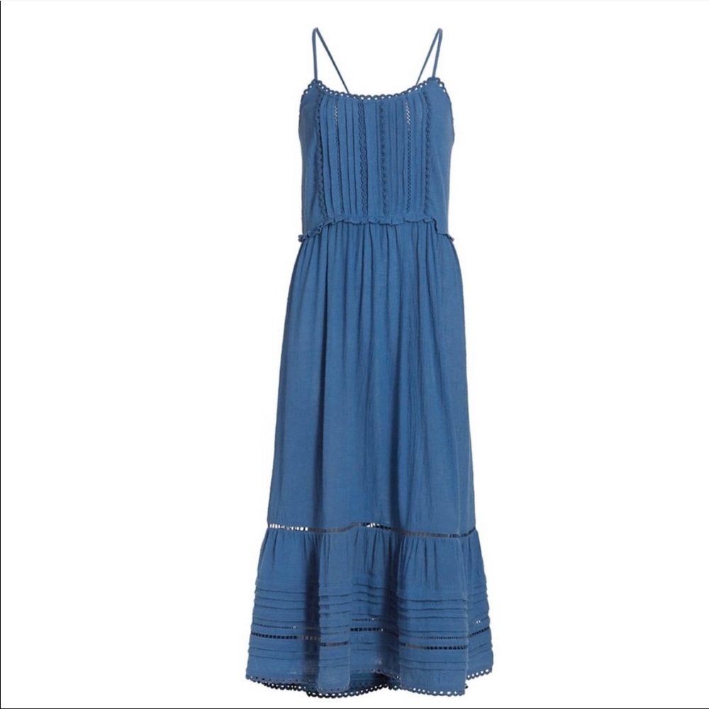 Veronica Beard Ayesha Eyelet Midi Dress